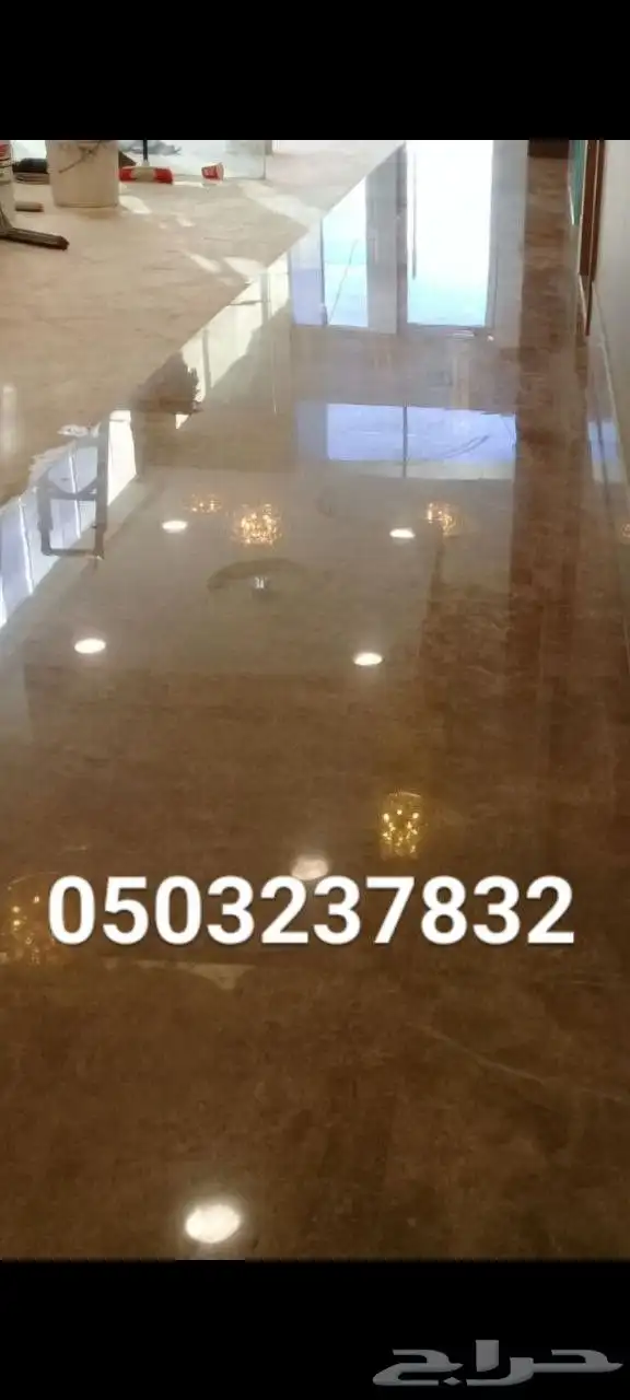 جلي وتلميع الرخام والبلاط 7