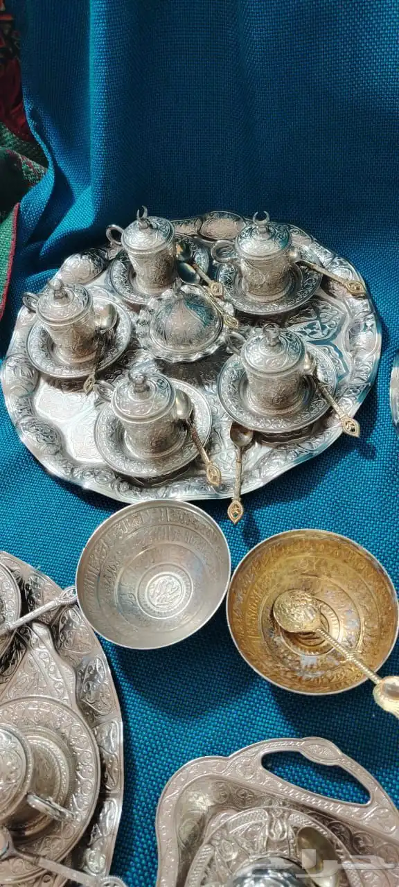 اطقم فناجيل قهوه تركيه نظيفة جدا 4