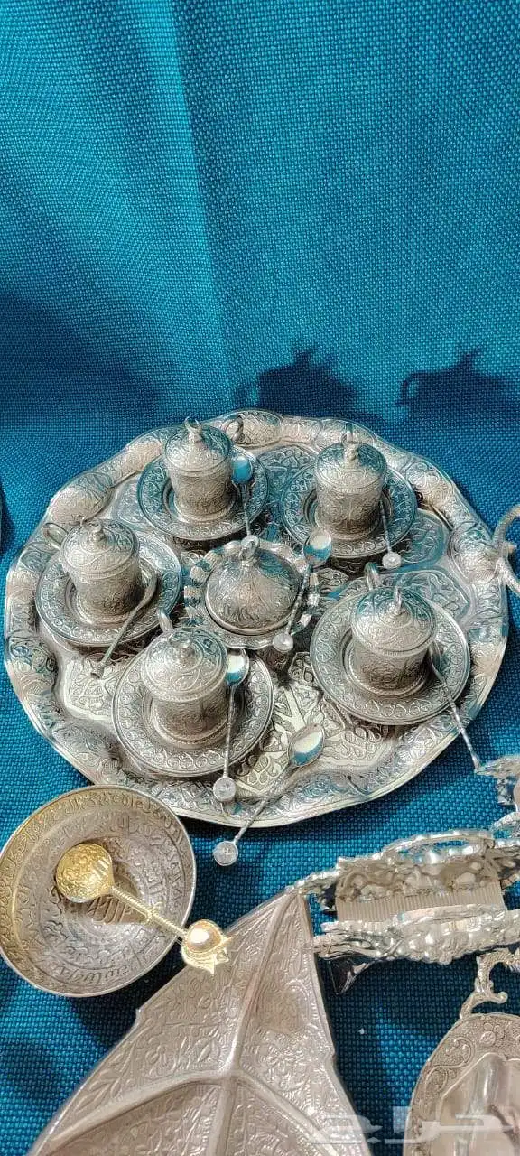 اطقم فناجيل قهوه تركيه نظيفة جدا 3