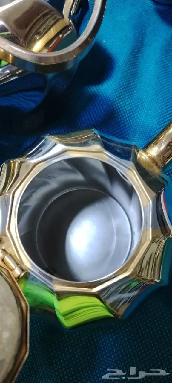 طقم اباريق ودلال مضلعه ستيل كوريه رخيصه 18
