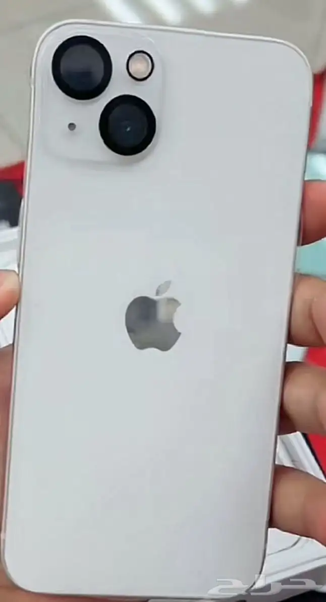 ايفون 13 ابيض الجوال قمة النضافه ولا قد دخل الصيانه 0