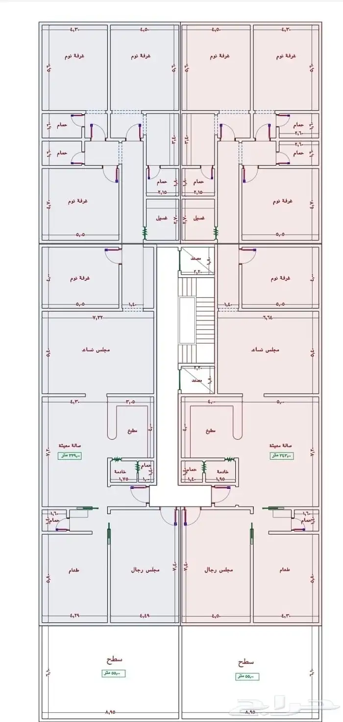 شقق فاخره لسكن الاستثمار حي الجامعه قيد الانشاء الدفع كاش ف 6