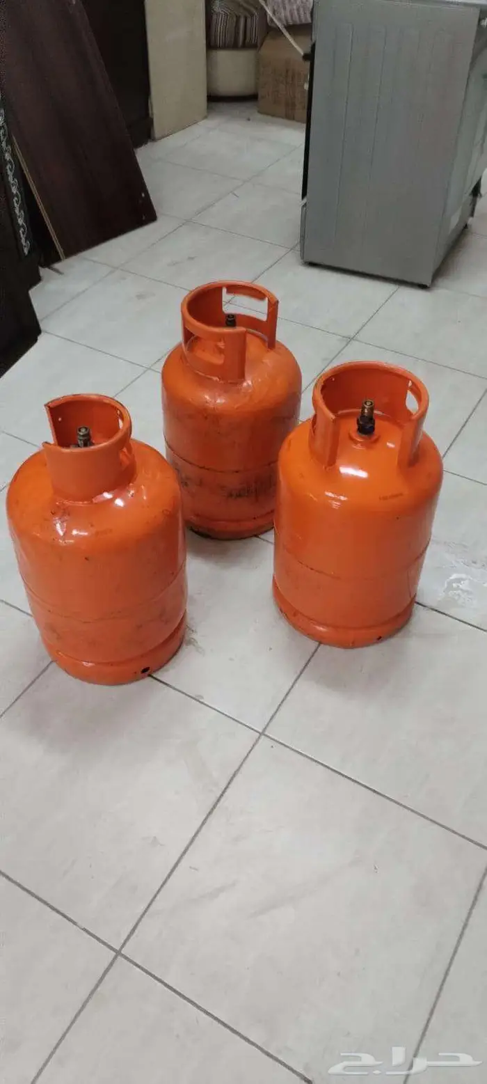 3 اسطوانات غاز نظيفة ب450 ريال 0