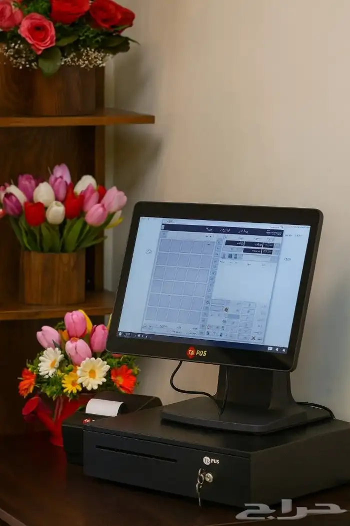 جهاز كاشير لمس محل ورد 0