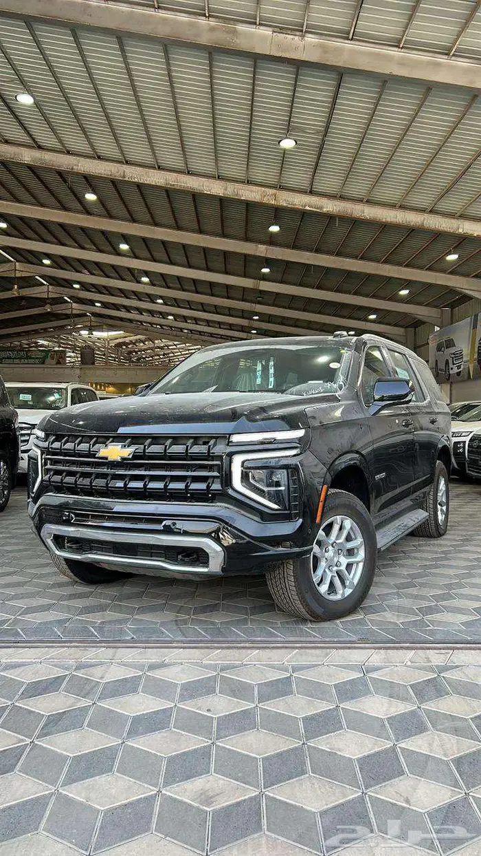 تاهو 2025 خليجي اللون الاسود بدون دبل 6