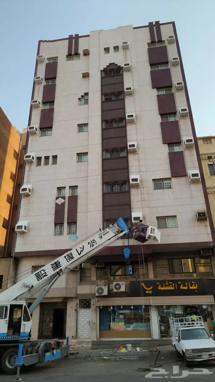 شبك مكيف خارجي غطاءشفات فيبر شبك تيك غطاء مكيف شفاط مع تركيب 3