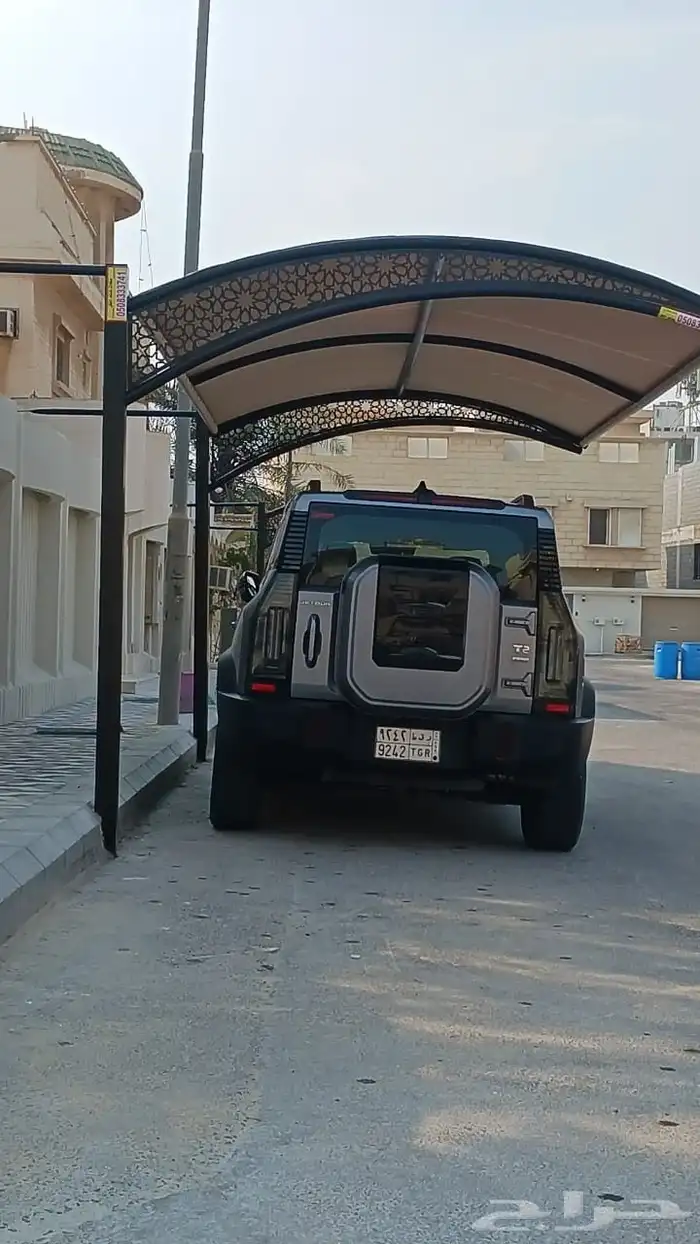 مظلات سيارات تركيب سواتر تركيب برجولات اسعار مناسبه ومصداقية 3