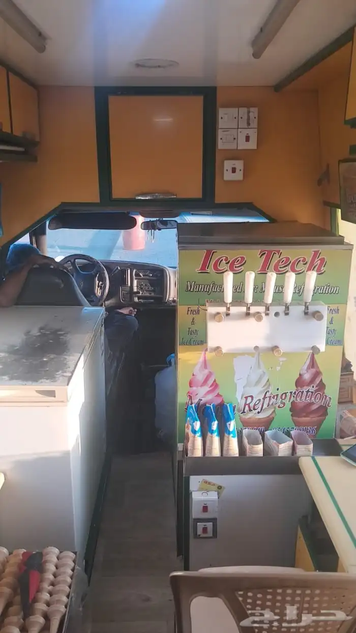 لبيع سياره ايسكريم موديل 2002 4