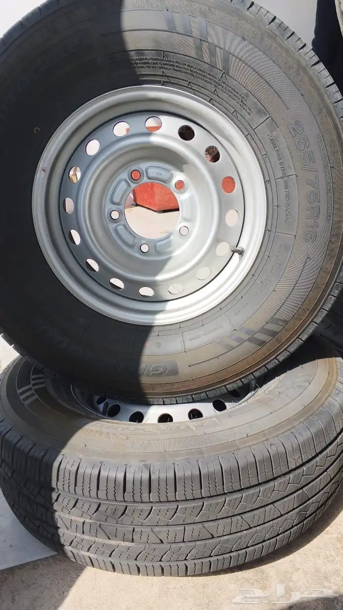 أربع كفرات شاص للبيع جدد على السوم للتواصل 0