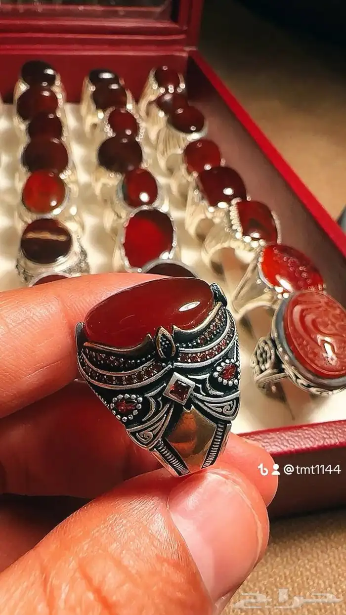 خواتم عقيق ونوادر 29