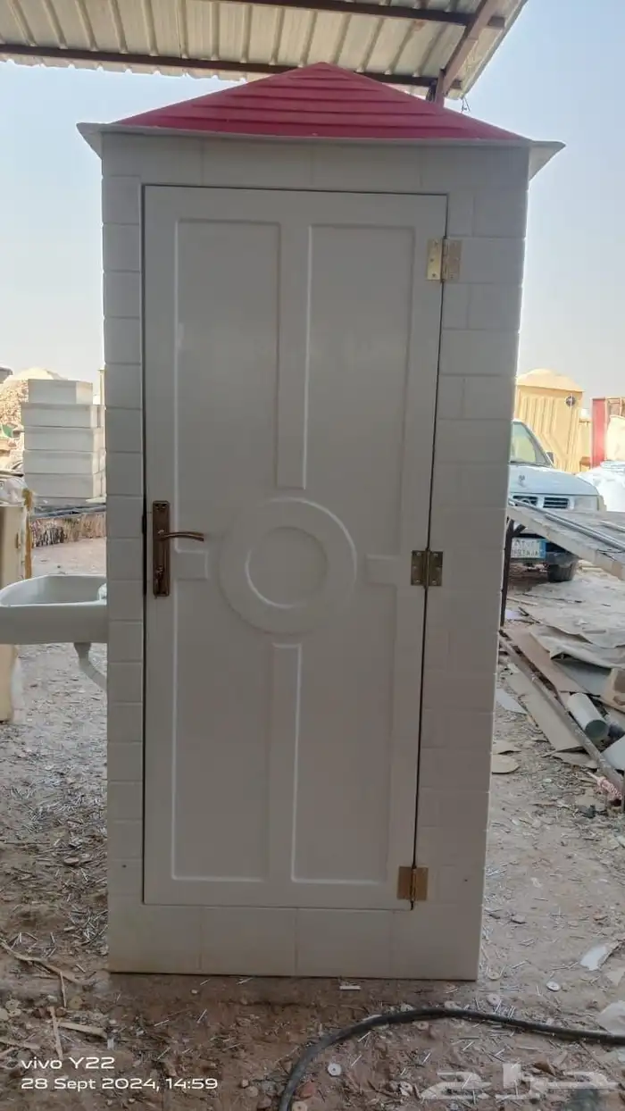 دورات مياه متنقلة فيبر جلاس 6