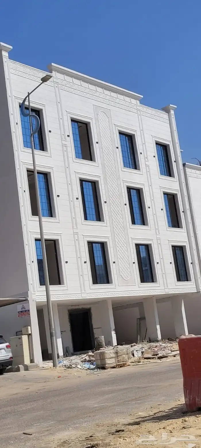 تصميم الحجر الطبيعي لياسه ملونه من اسمنت ابيض وبطحاء الرياض 2