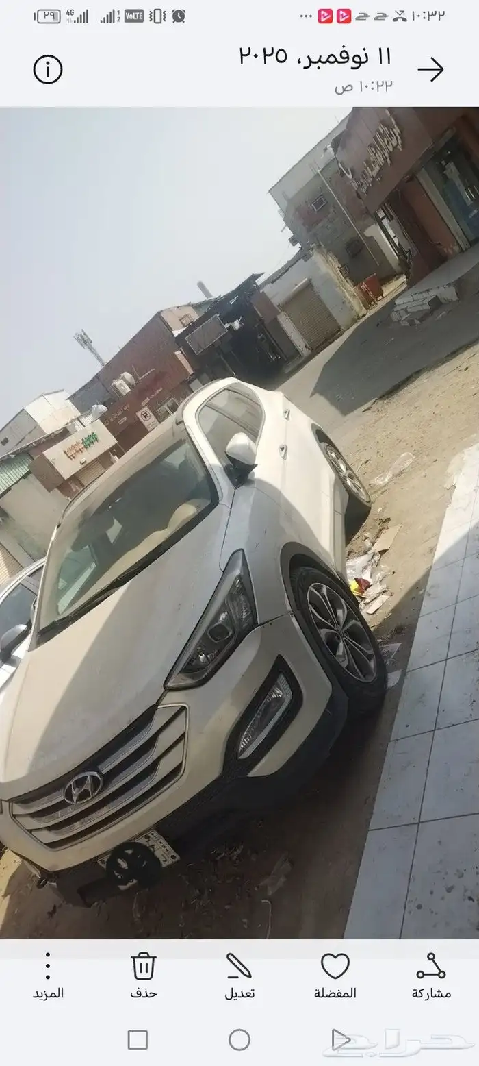 جيب سنتافي 2014 6 سلندر المالك الاول 12