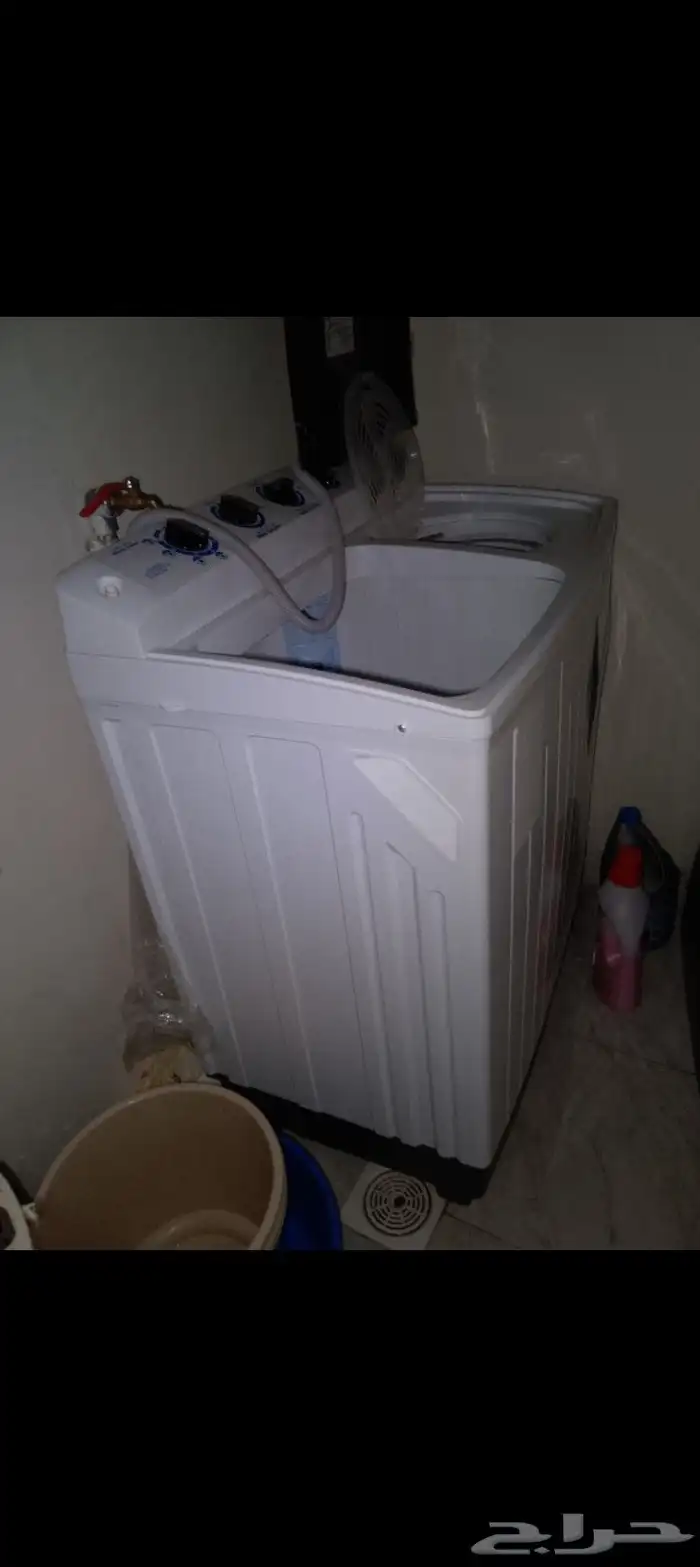 غساله 12 كيلو شبه جديده محركات شرط وفيها ضمان سنتين 0