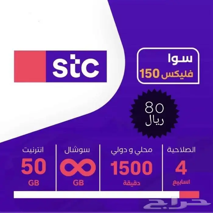عرض على شرائح باقات سوا من STC 1