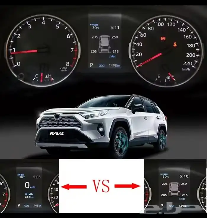 عرض ضغط الكفرات رافور تويوتا لكزس 0