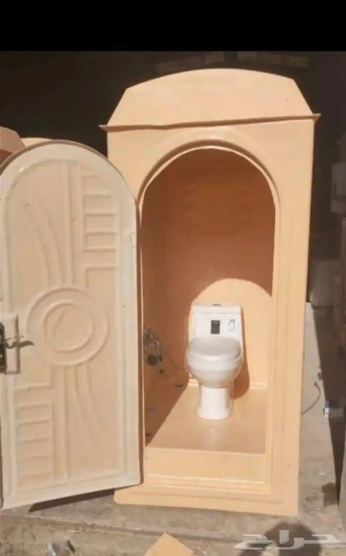 دورات مياه متنقلة فيبر جلاس 8