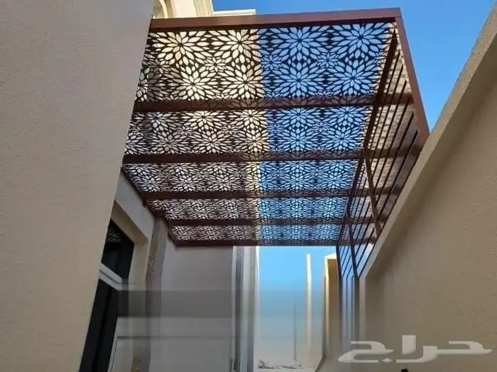 مظلات قص ليزر للفلل والمزارع والمنتزهات 7