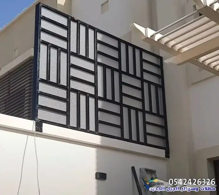 سواتر بجميع انواعها ( حديد خشب قماش بلاستيك لكسان PVC 3