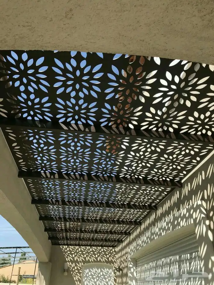 مظلات قص ليزر للفلل والمزارع والمنتزهات 8