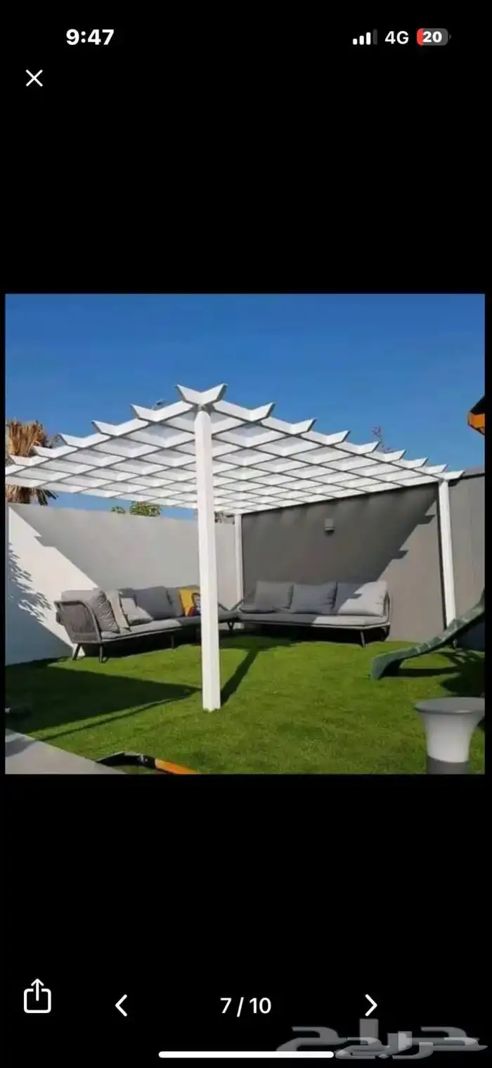 عوازل برجولات ديكورات مظلات 1