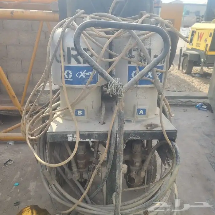 مضخة رش دهان صناعية من طراز Graco Xtreme. 0