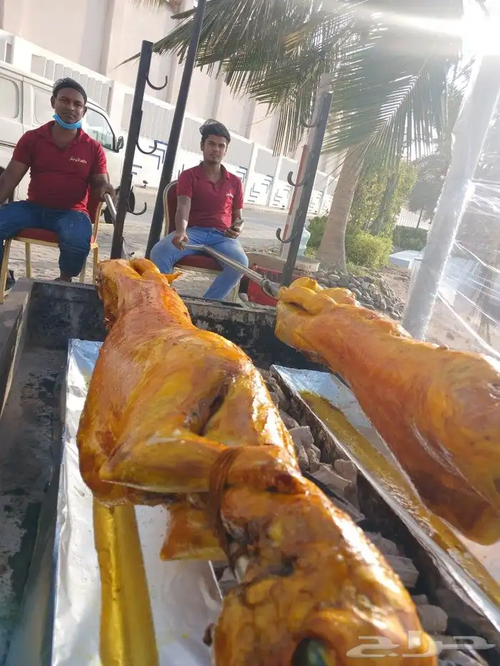 مطعم الخير يقدم خروف سيخ على الجمر 1 خروف مشوي   2   دجاج مش 3