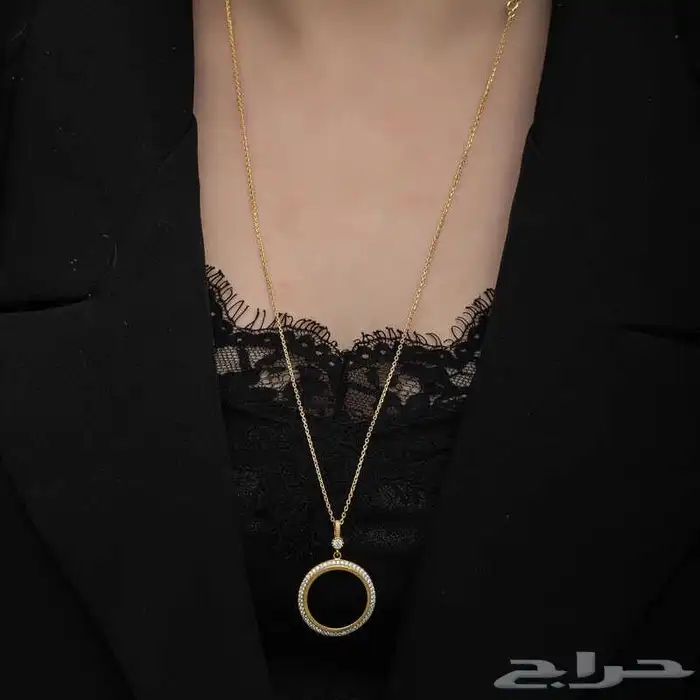 سلسل من الفضه عيار 925 مطلي ذهب تصميم تركي 1