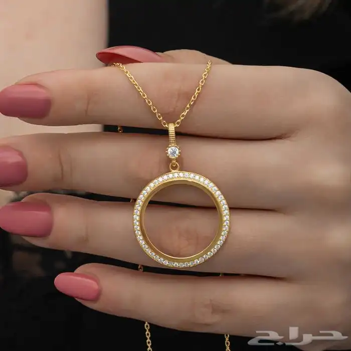 سلسل من الفضه عيار 925 مطلي ذهب تصميم تركي 0