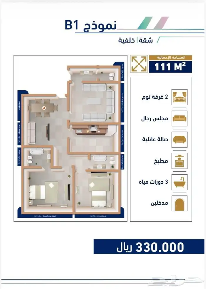 مشروع شقق للبيع بجدة حي التيسير 2