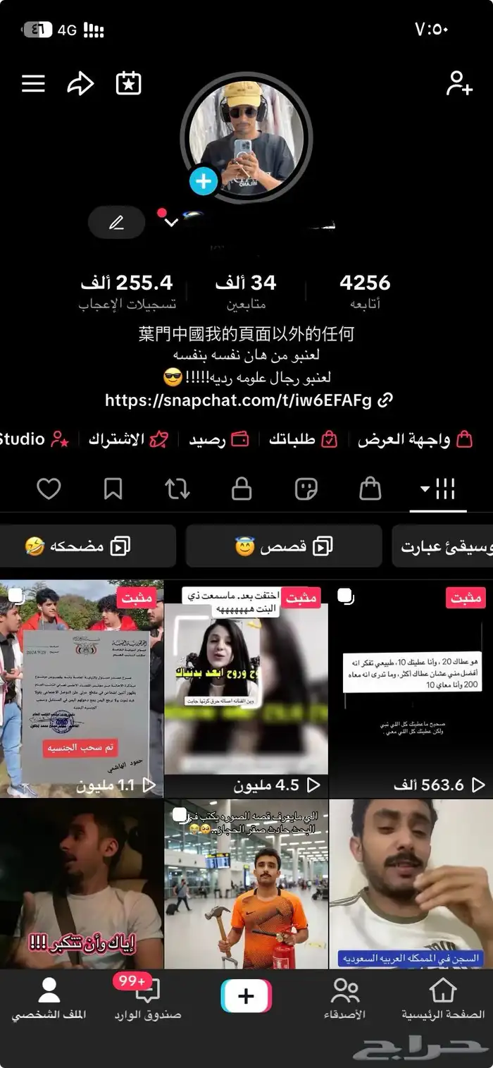 حساب تيك توك ليفل 20 1