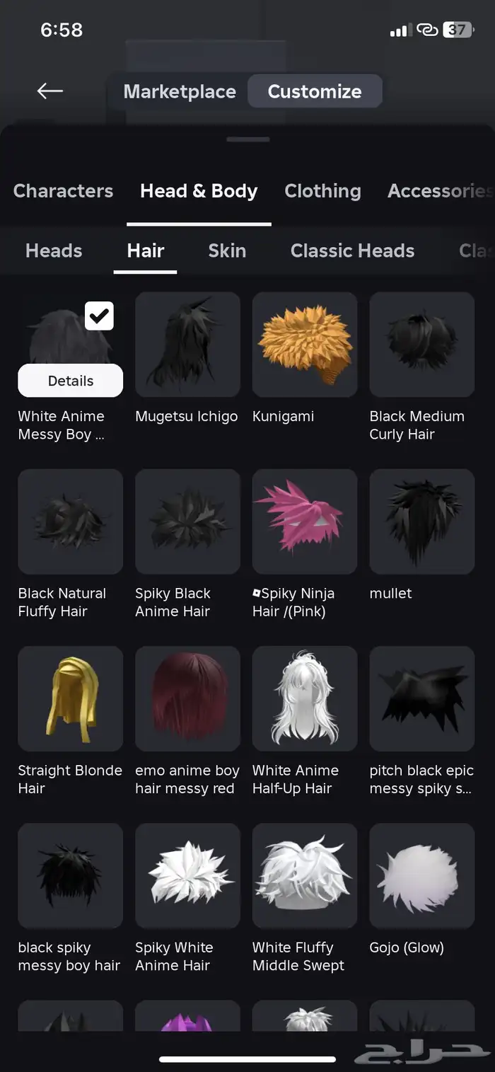 حساب روبلوكس 30