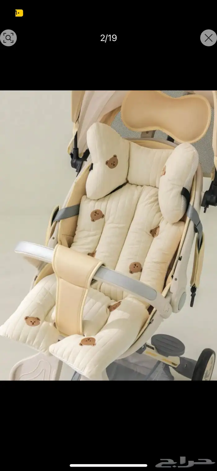 وسادة او مسند لعربية اطفال نظييف للبيع المستعجل 3