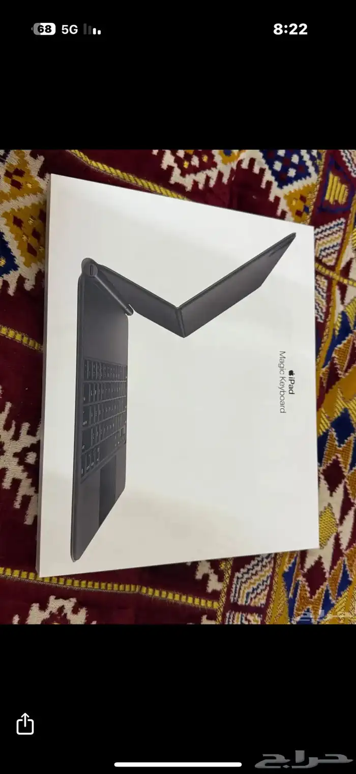 كيبورد ايباد برو ابل الاصلي نظيف مع كرتونه 3