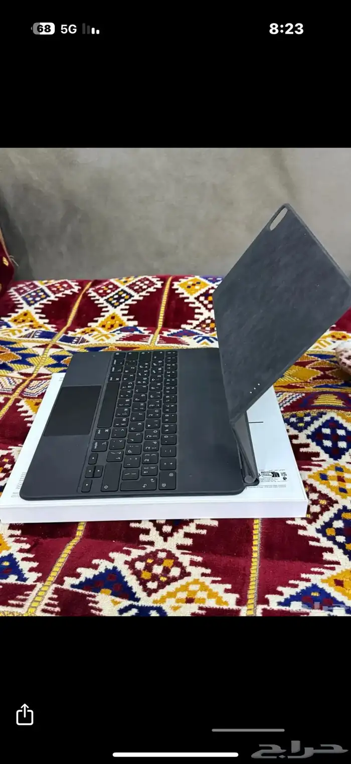 كيبورد ايباد برو ابل الاصلي نظيف مع كرتونه 1