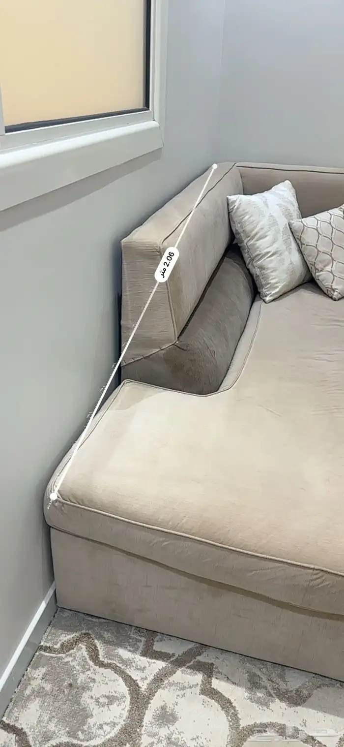 كنب زاوية مع الفرشة 2