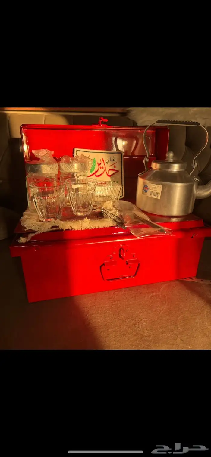 صناديق شاهي و قهوة بجميع الأغراض داخل الصندوق 5