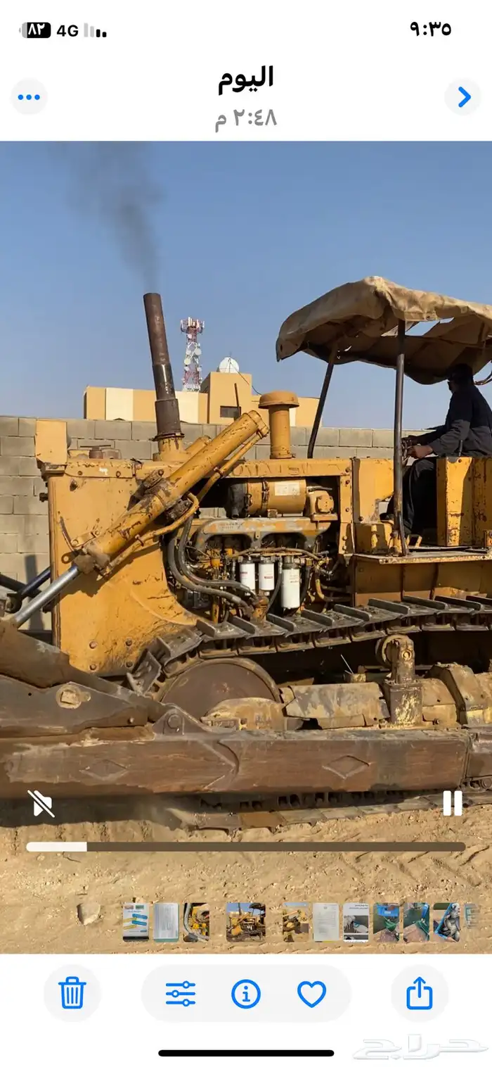 للبيع بلدوزر 65 توه موضب كامل مع طربه الديزل والبخاخات 7