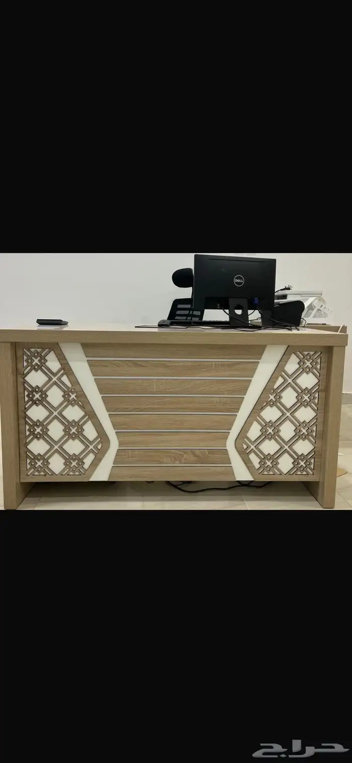 مكتب مع سكرتارية مع كرسي للبيع 0