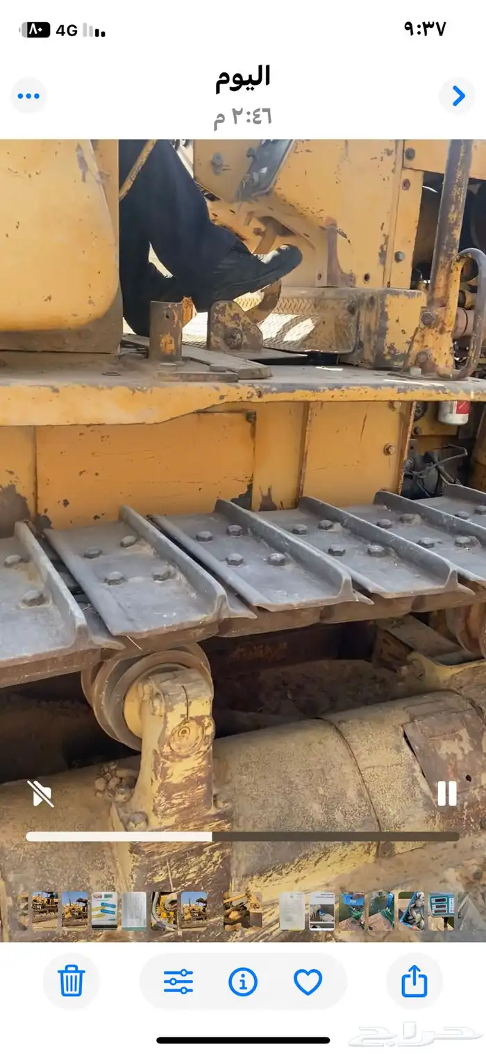 للبيع بلدوزر 65 توه موضب كامل مع طربه الديزل والبخاخات 1