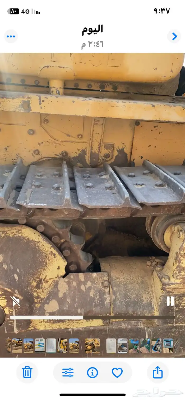 للبيع بلدوزر 65 توه موضب كامل مع طربه الديزل والبخاخات 2