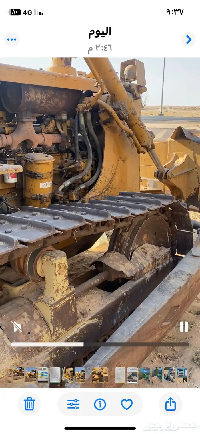 للبيع بلدوزر 65 توه موضب كامل مع طربه الديزل والبخاخات 0