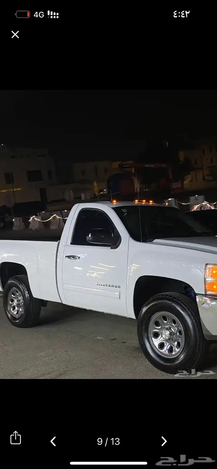 سلفرادو 2013 بحالة ممتازة للمستخدم الصامل اقبل البدل 4