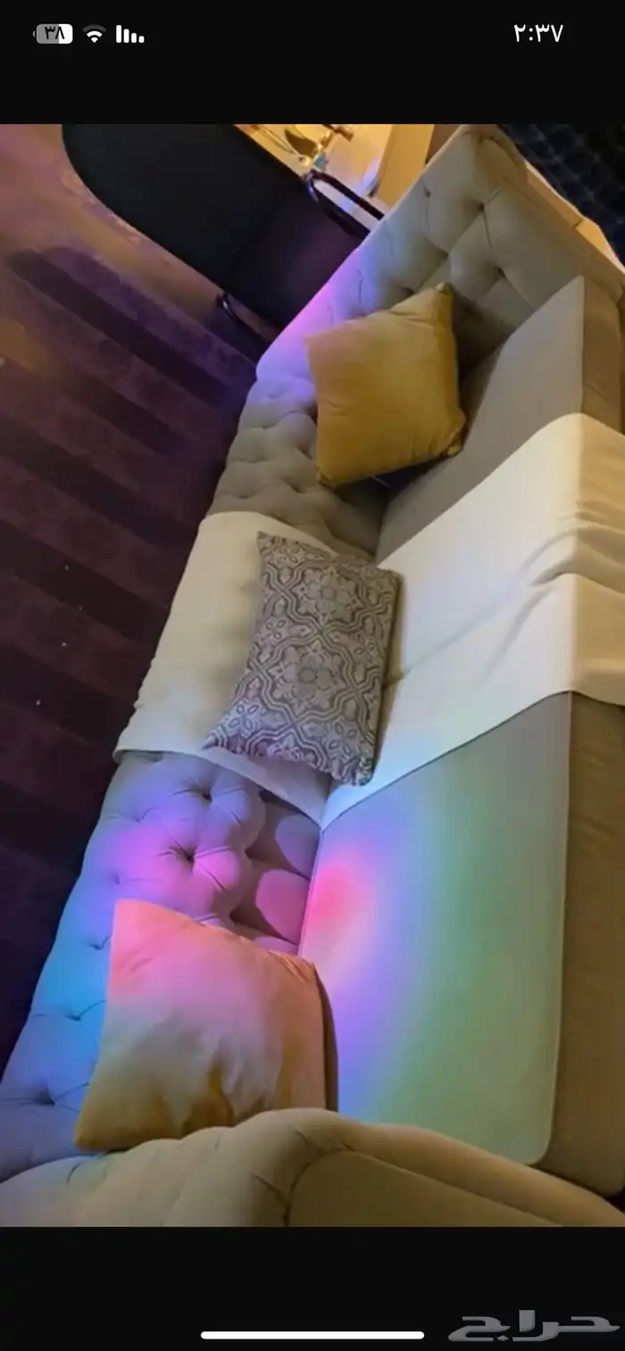 كنب قطعتين بحاله ممتازه 2