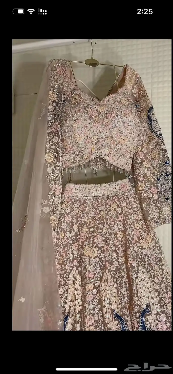 فستان هندي بيع وايجار لون وردي وسماوي احمر اخضر عودي زيتي 1
