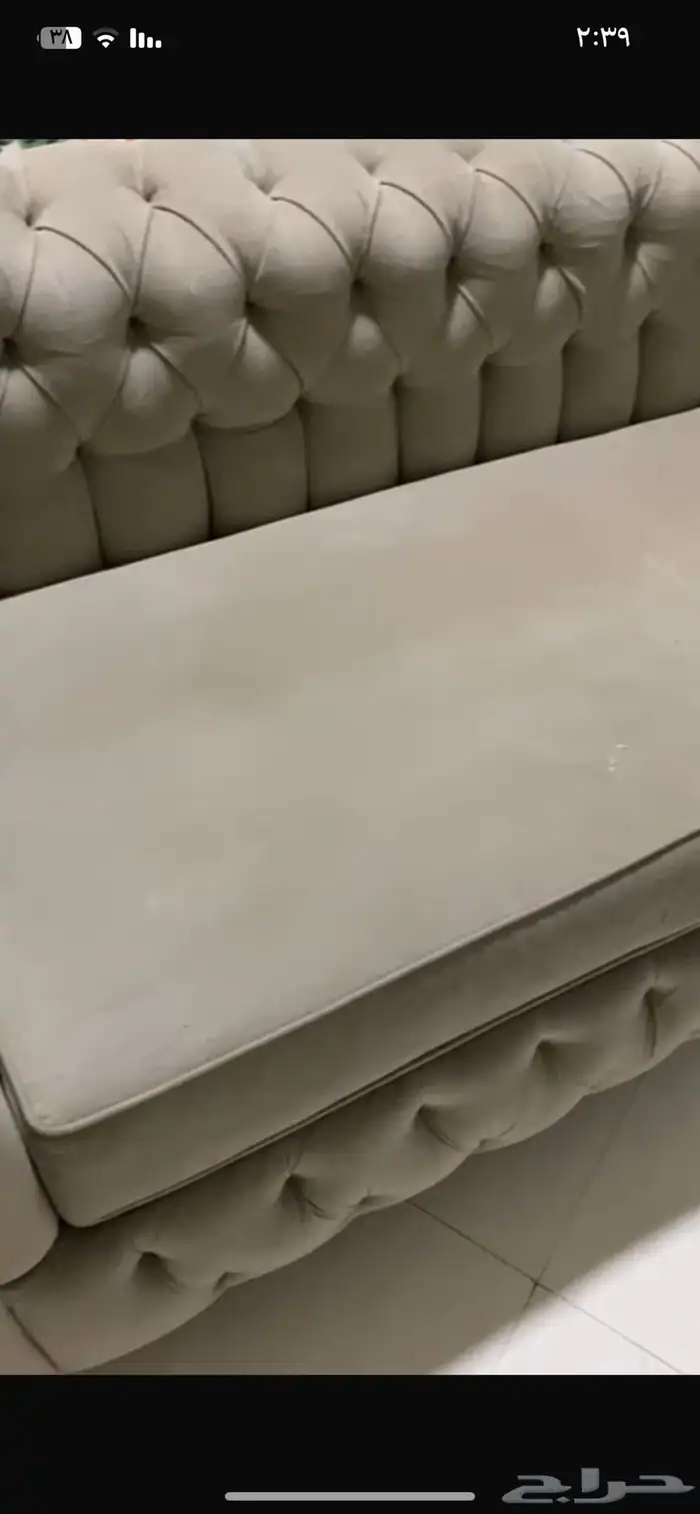 كنب قطعتين بحاله ممتازه 0