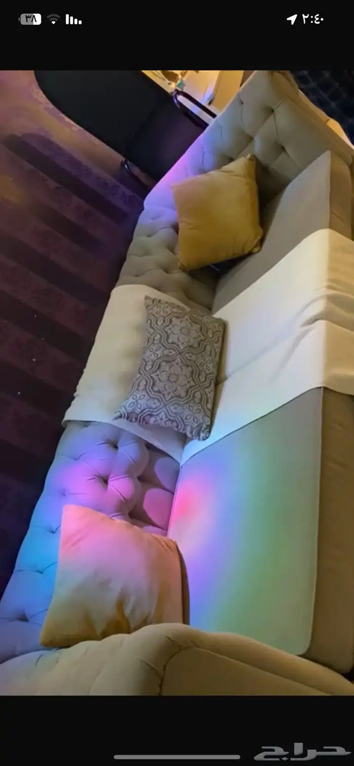 كنب قطعتين بحاله ممتازه 1