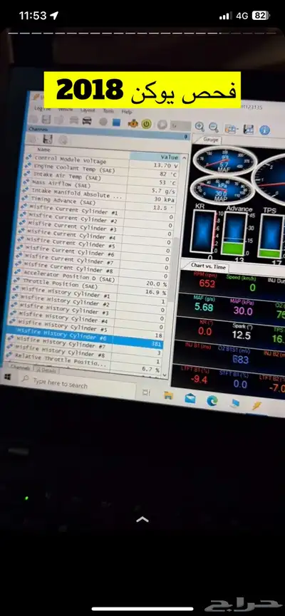 برمجة جمس شف ورد الغاء 4 سلندر مراوح استجابه فصله index