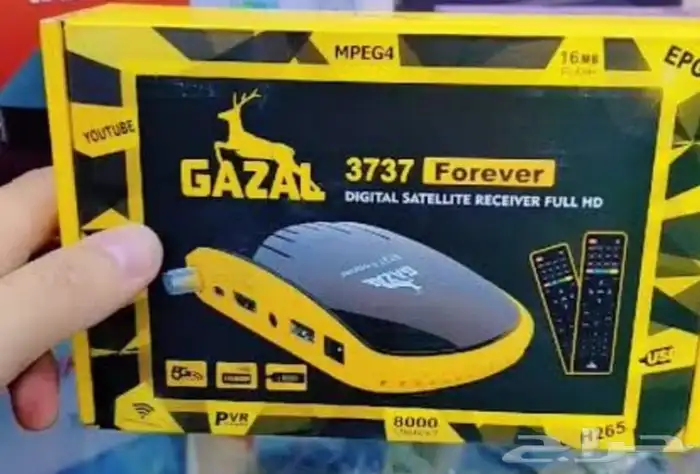 ريسيفر غزال 3737 سوبر فور جيه 0