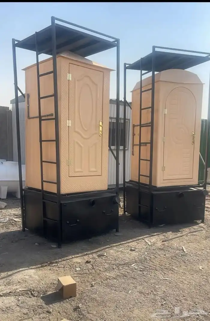 دورات مياه متنقلة فيبر جلاس 7